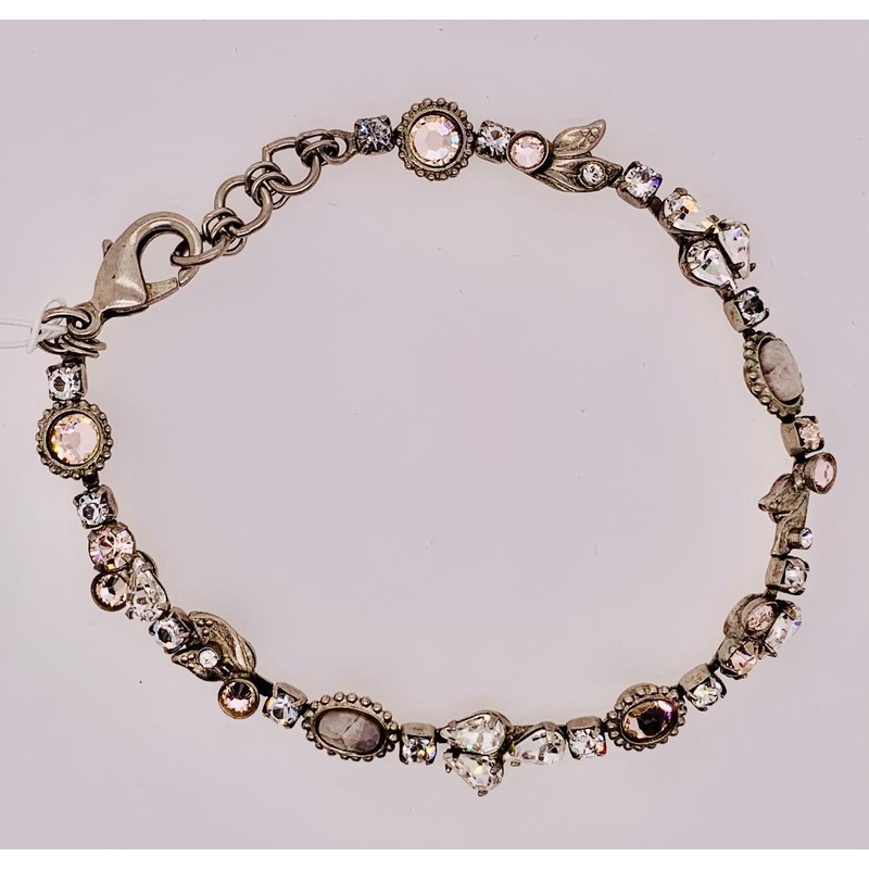 Multi Shaped Crystal Bracelet