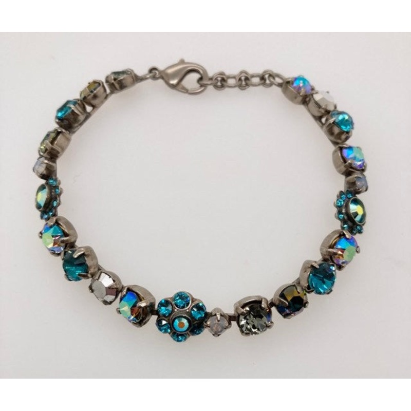 Sorrelli Classic Crystal Floral Bracelet