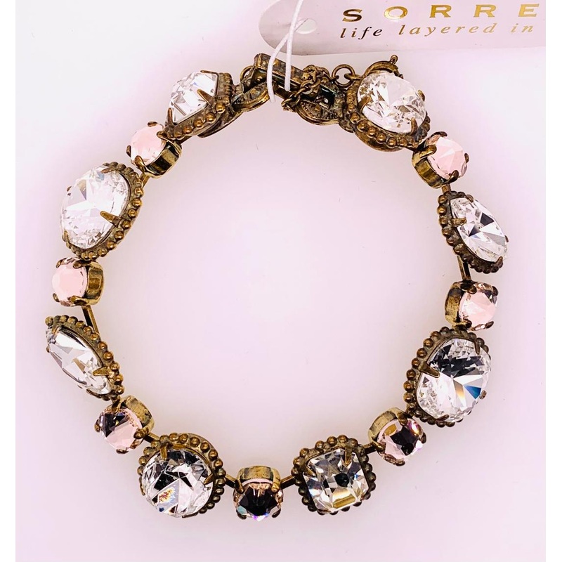 Sorrelli Cushion Cut Crystal Bracelet