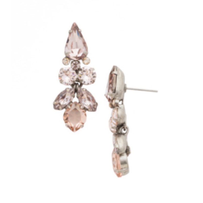 Sorrelli Floral Multi-Cut Crystal Statement Earring