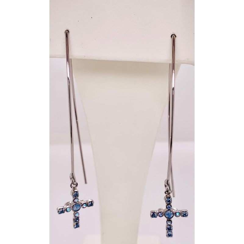 Sorrelli Jodie Cross Hoop Earring