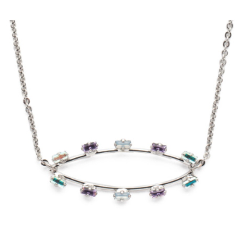 Sorrelli Violette Ovale Pendant Necklace