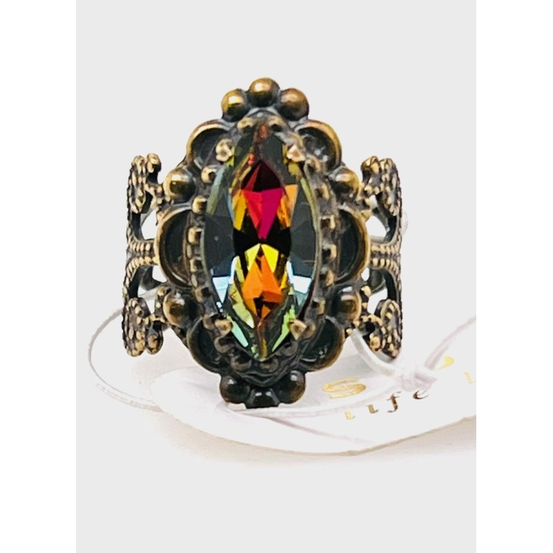 Antique Inspired Marquis Cocktail Ring