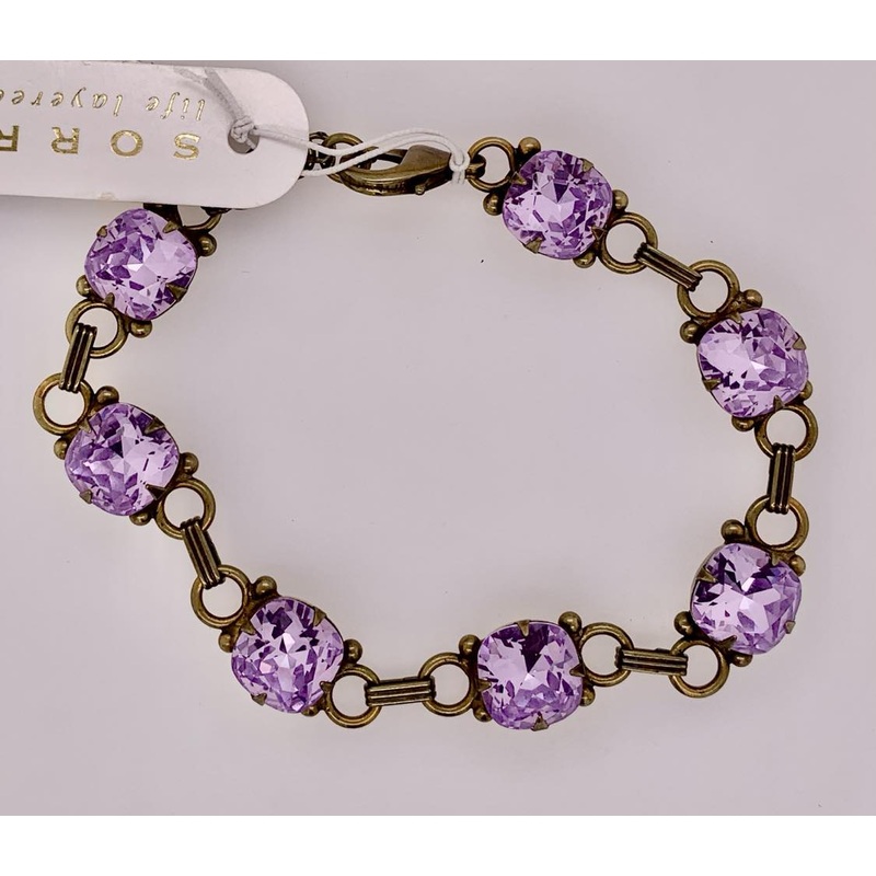 Eyelet Line Tennis Bracelet