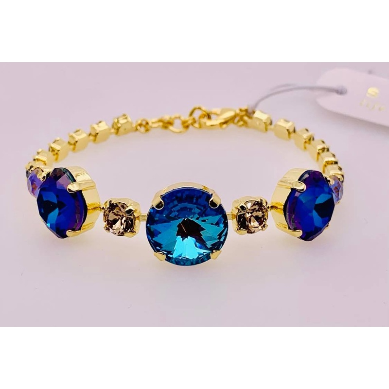 Half Circle Tennis Bracelet