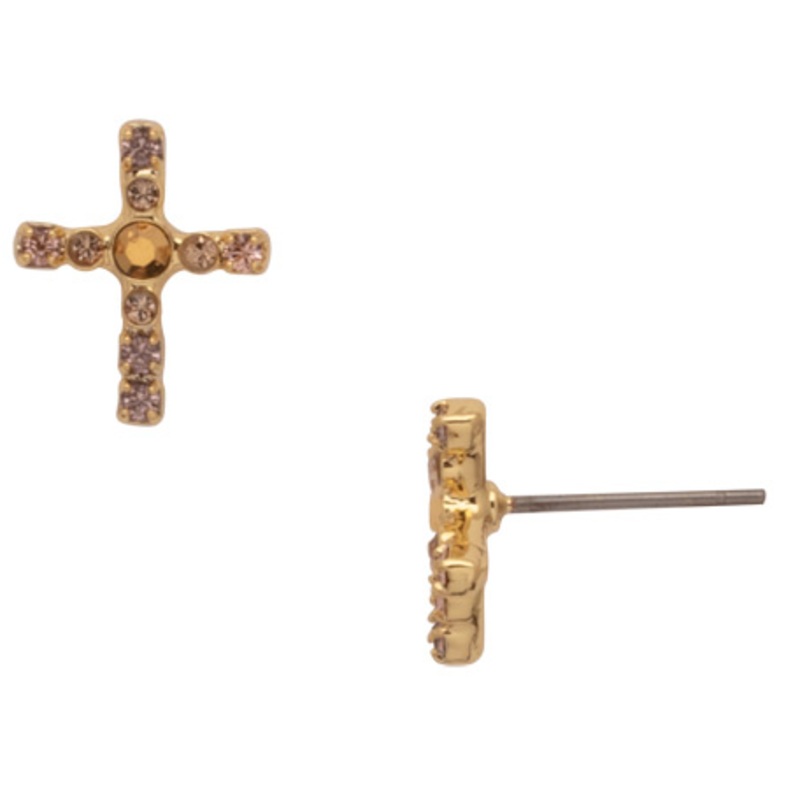 Miley Cross Stud Earring