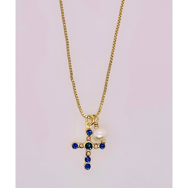 Sorrelli Joelle Cross Pendant Necklace