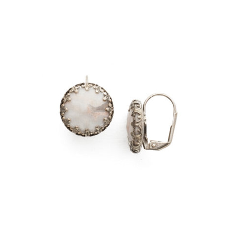 Sorrelli Plain and Simple Scalloped Stud Earrings
