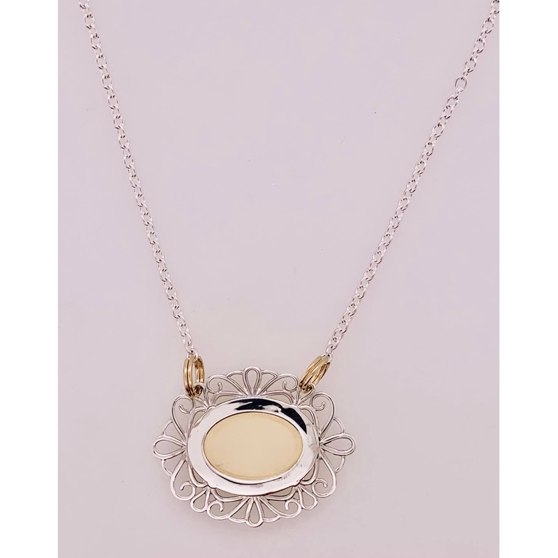 John Cauley Original Sterling & Gold-filled Engravable Necklace