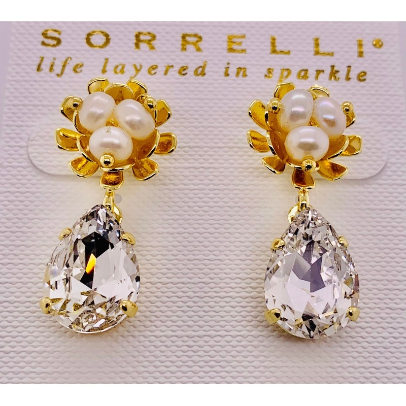Nesta Pear Dangle Earrings