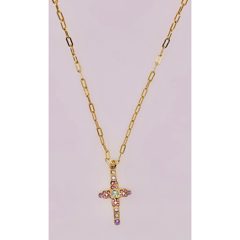 Sorrelli Bridget Cross Pendant Necklace