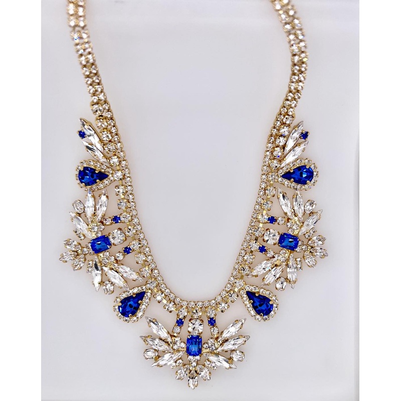 Sorrelli Crystal Sapphire Bib Necklace