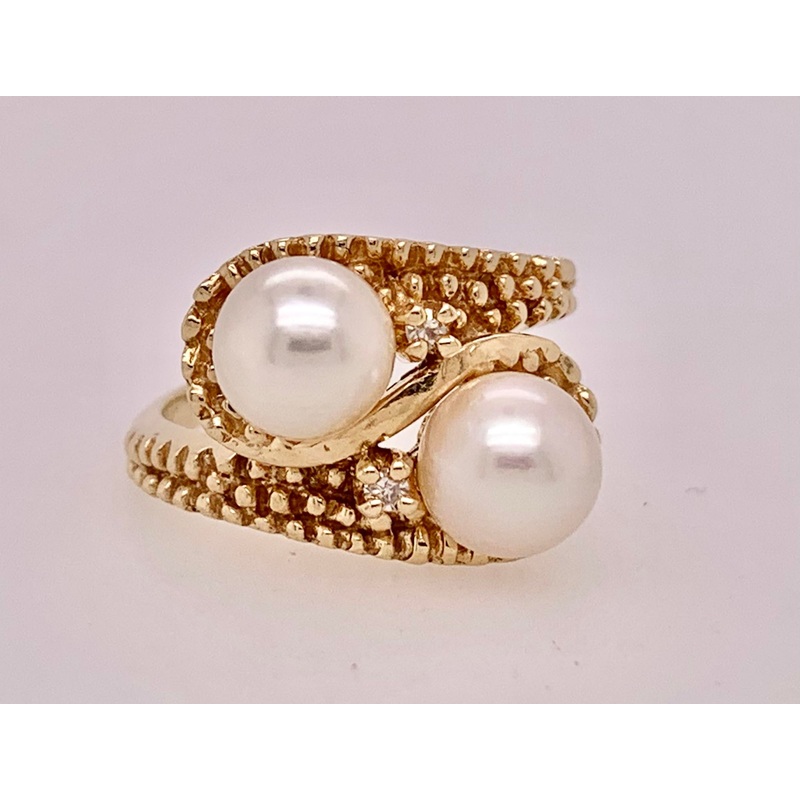 14k Estate Pearl Ring