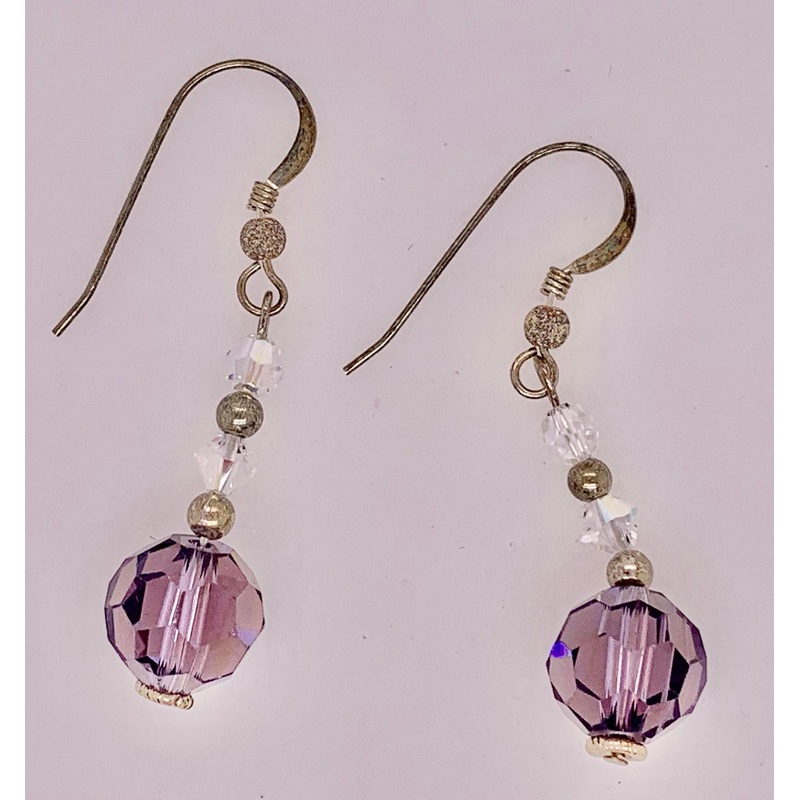 Closeout Crystal Dangle Bead Earrings