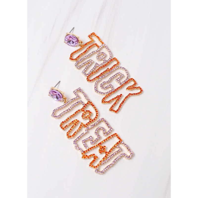 CZ Trick or Treat Earring