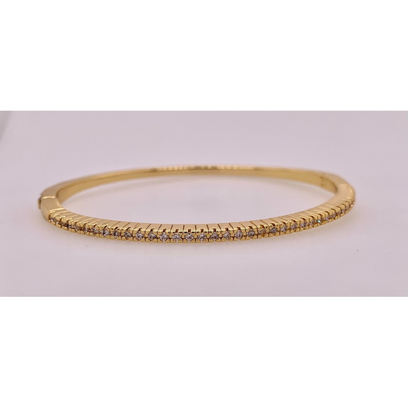 Fashion Slim Cystal Bangle Bracelet
