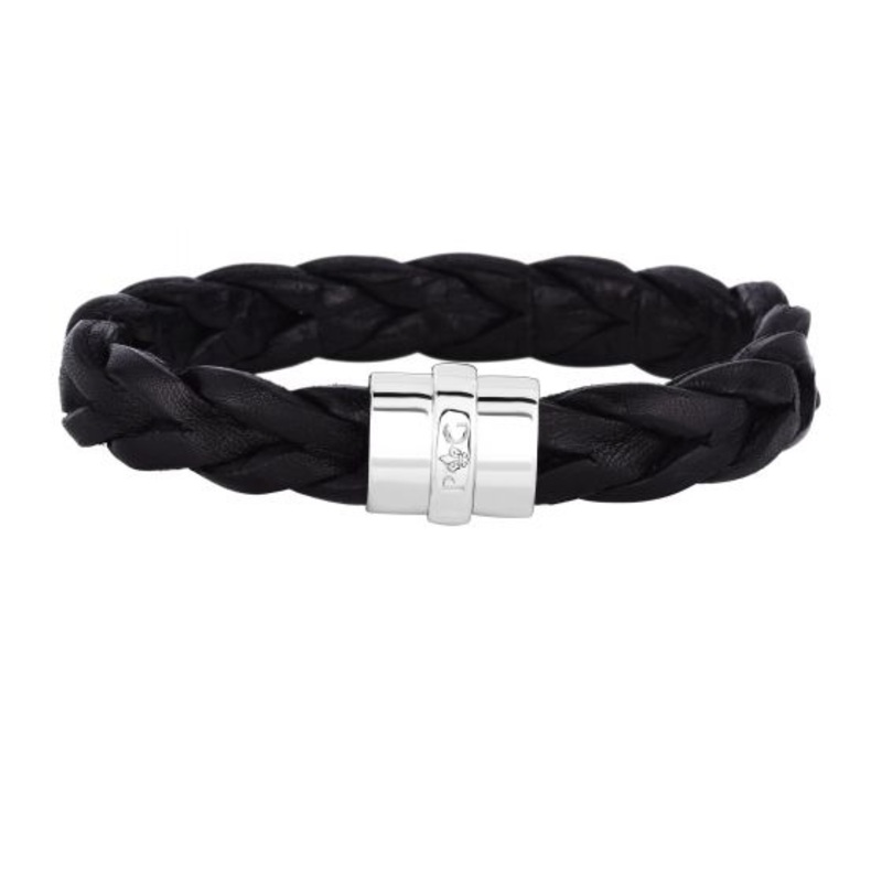 Phillip Gavriel Sterling Men’s Leather Bracelet