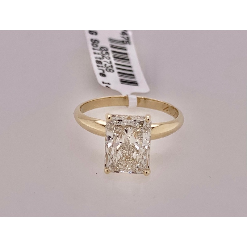 14K LAB Diamond Solitaire Ring CLEARANCE PRICED