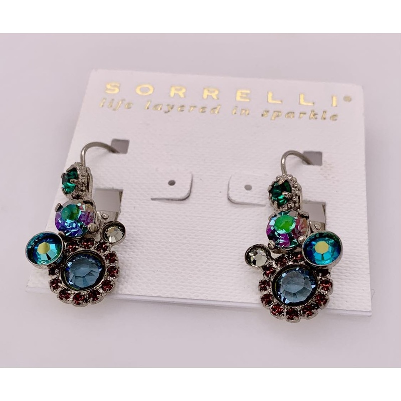 Sorrelli Circular Set Crystal Drop Earring