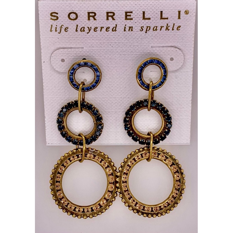 Sorrelli Ramona Trio Dangle Earrings