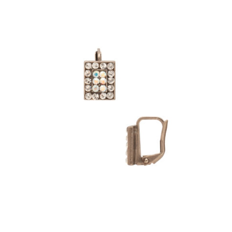 Sorrelli Rectangle Crystal Earrings