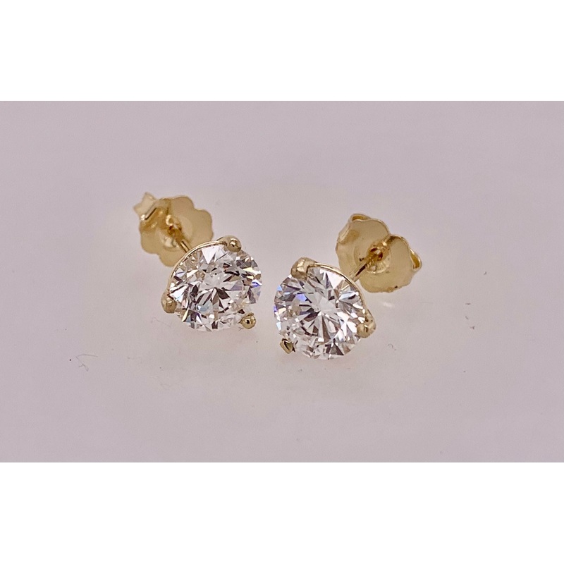 1.16 CT. T.W. LAB Diamond Stud Earrings