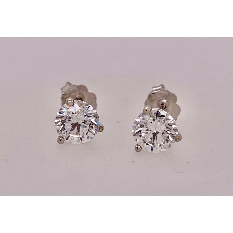 1.60 Carat Total Weight LAB Diamond Stud Earrings