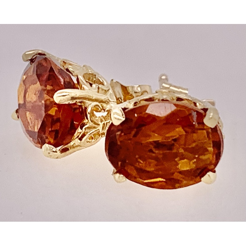 14K Citrine Earrings