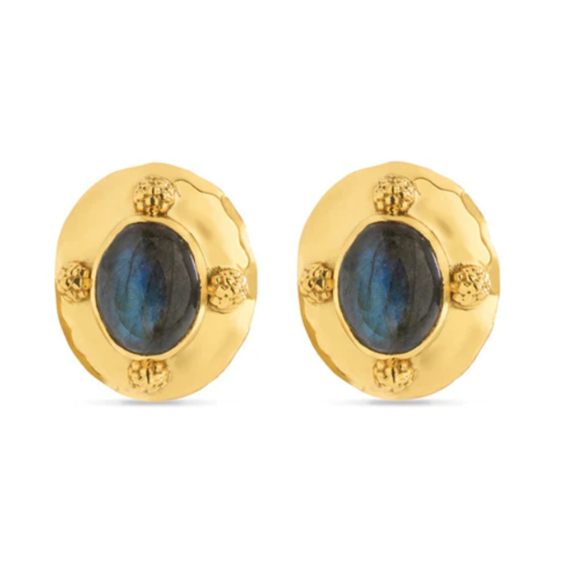 Capucine De Wulf Cleopatra Oval Earrings