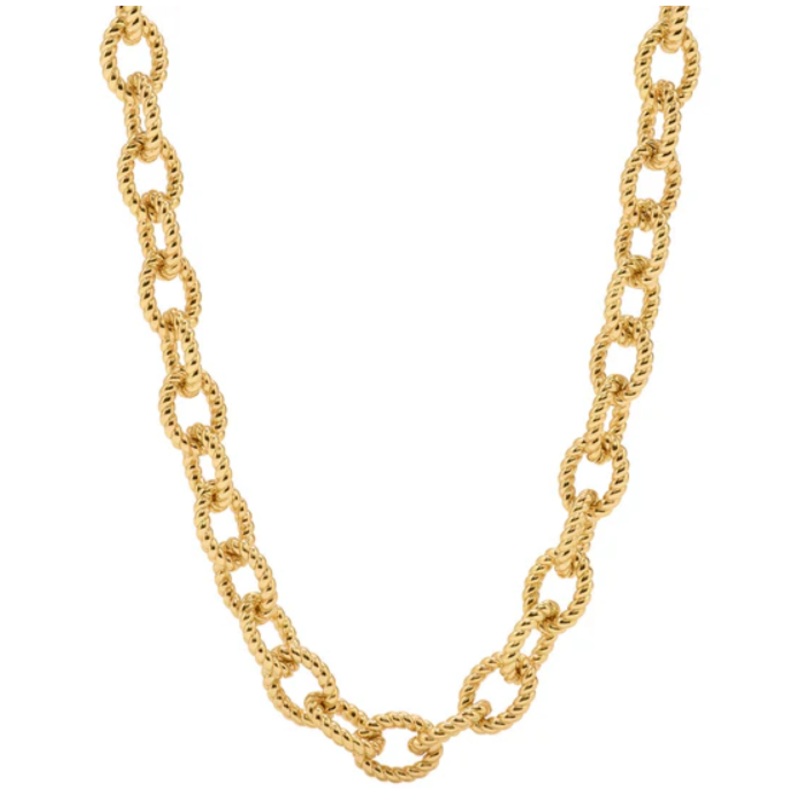 Victoria Small Chain Necklace- Gold