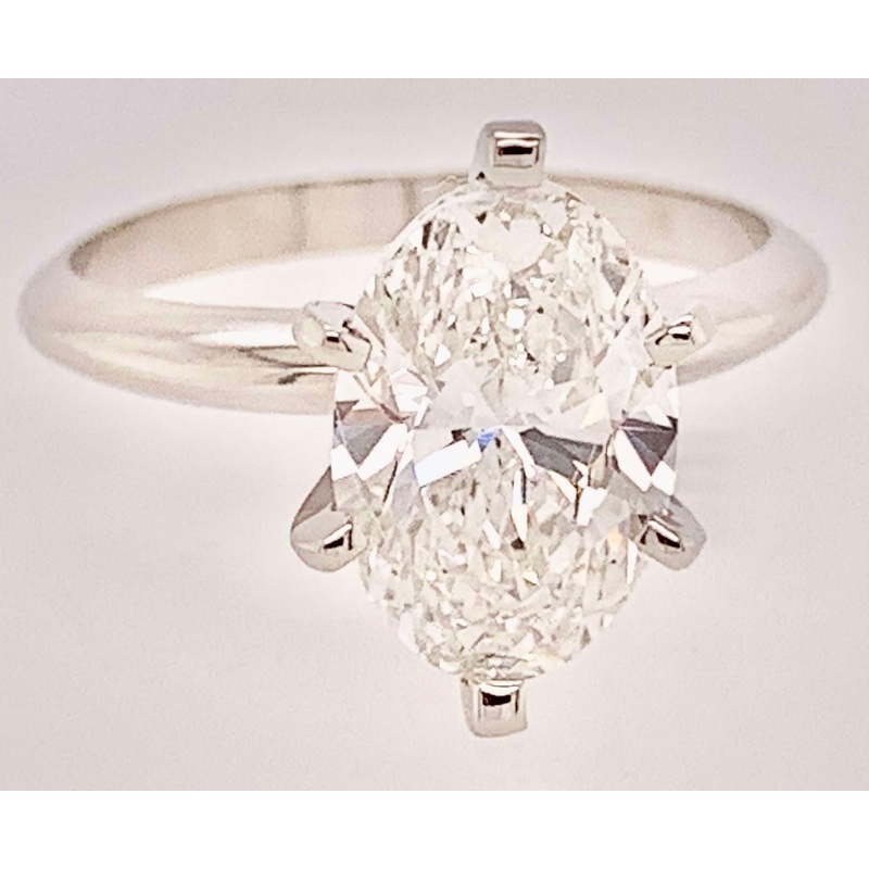 14K Lab Diamond Solitaire Ring