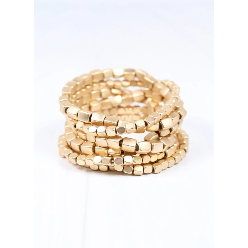 Matte Jamison Metal Bracelet Set