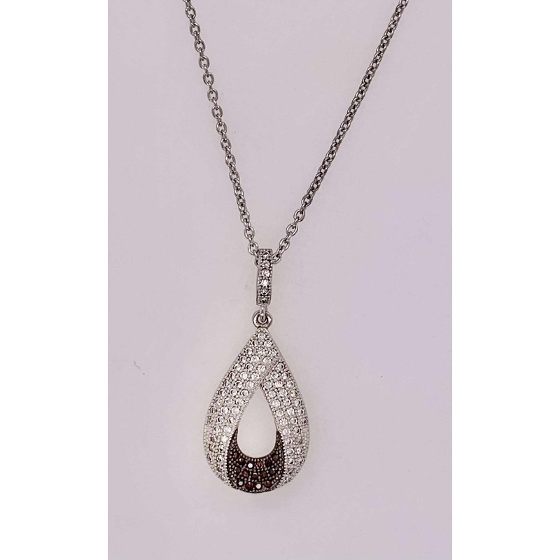 Sterling Sliver CZ Pendant