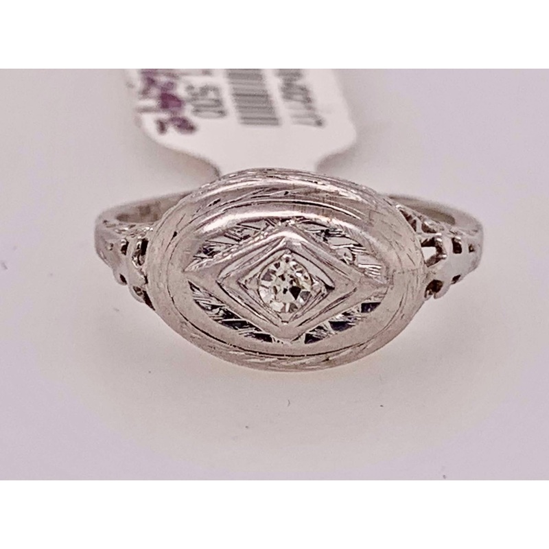 14K Estate Diamond Dinner Ring