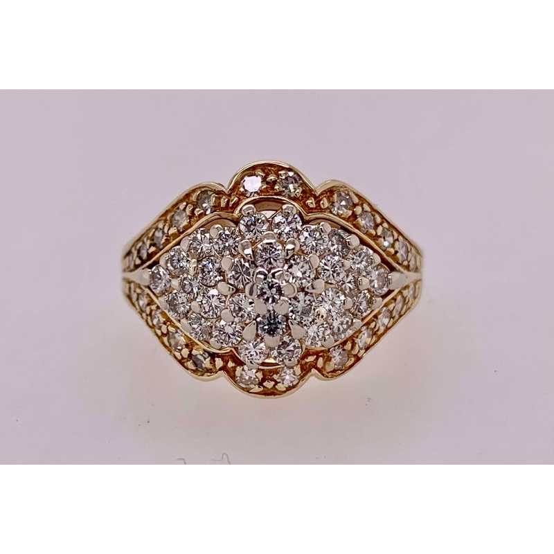 14K Estate Diamond Ring