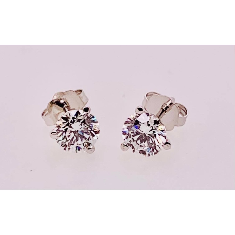 14K Lab Diamond Earrings