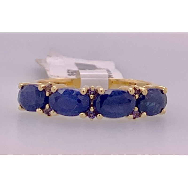14K Sapphire Band Ring