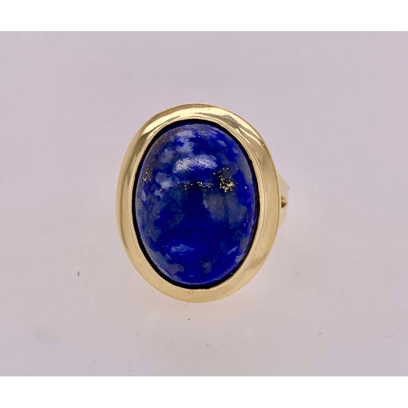 18K Estate Lapis Ring