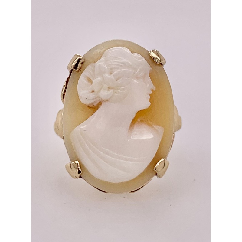 Estate Shell Cameo Ring
