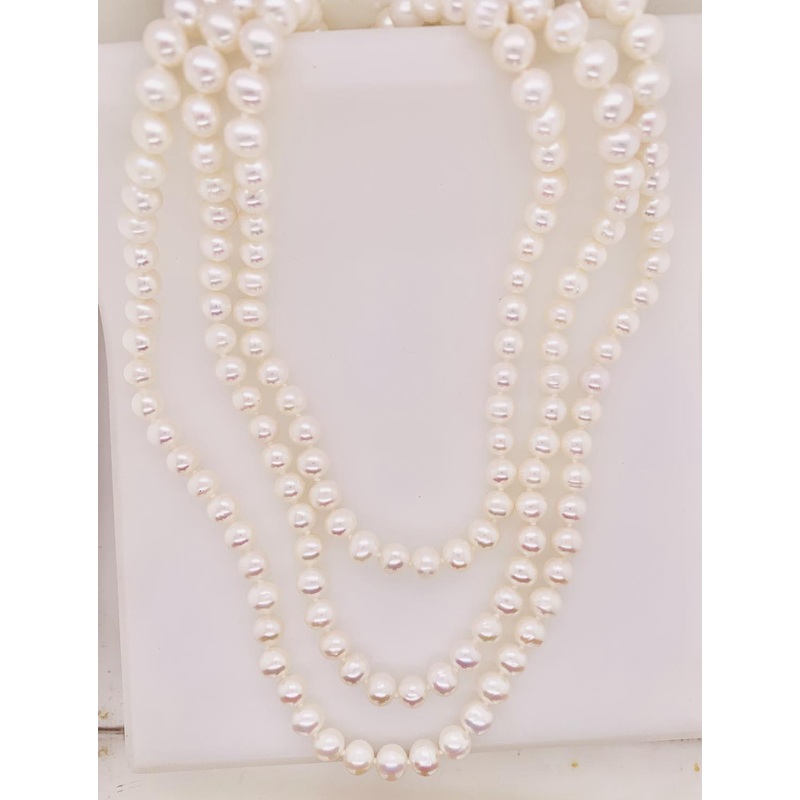 Multi Strand Freshwater Pearl Necklace