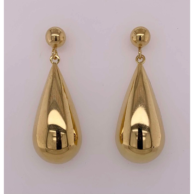 Puffed Dangle Earrings