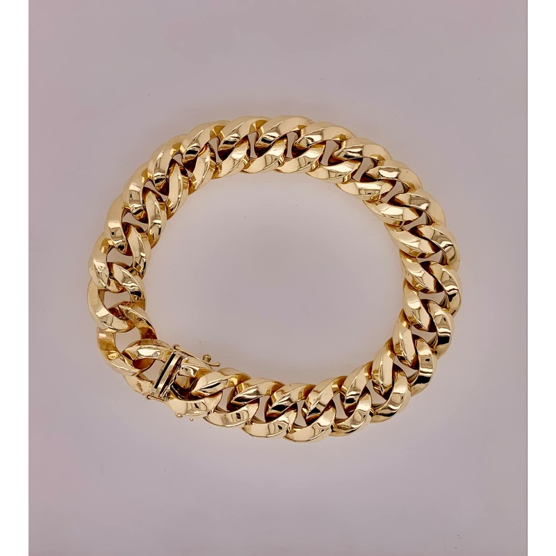 14K Estate Link Bracelet