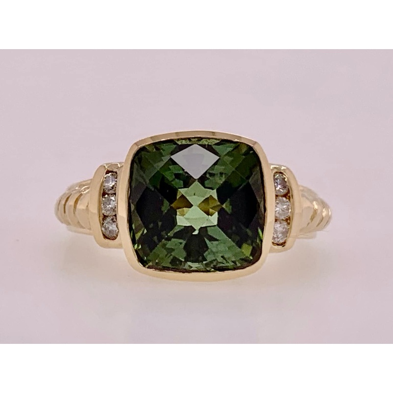 14K Estate Tourmaline Ring