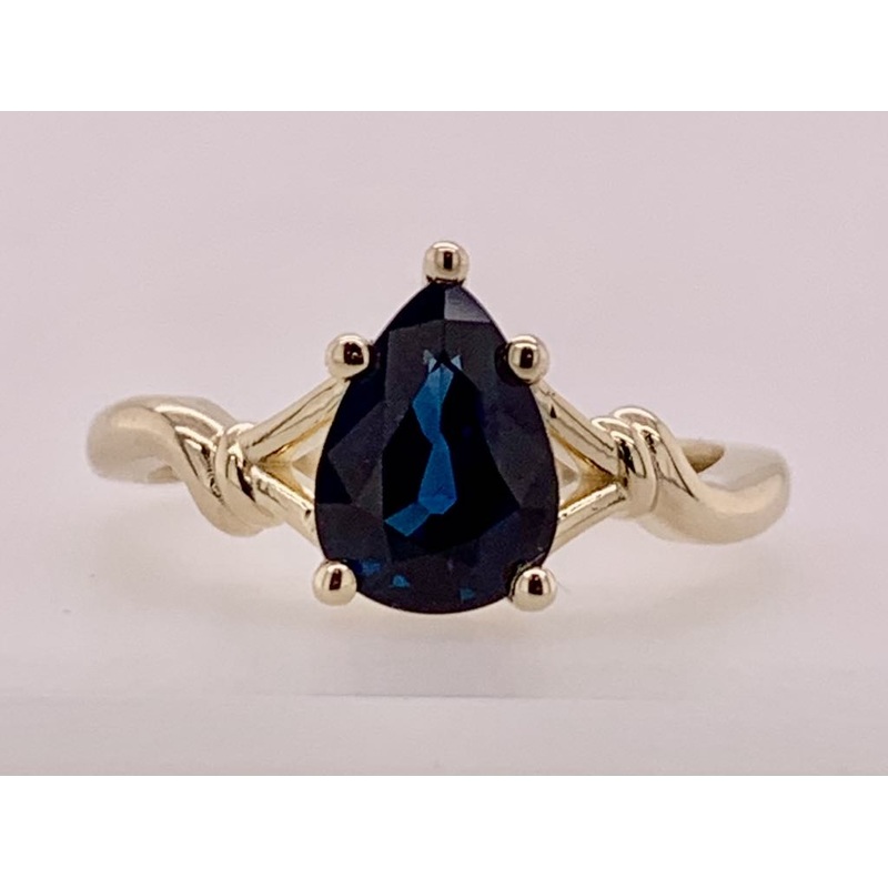 14K Sapphire Ring