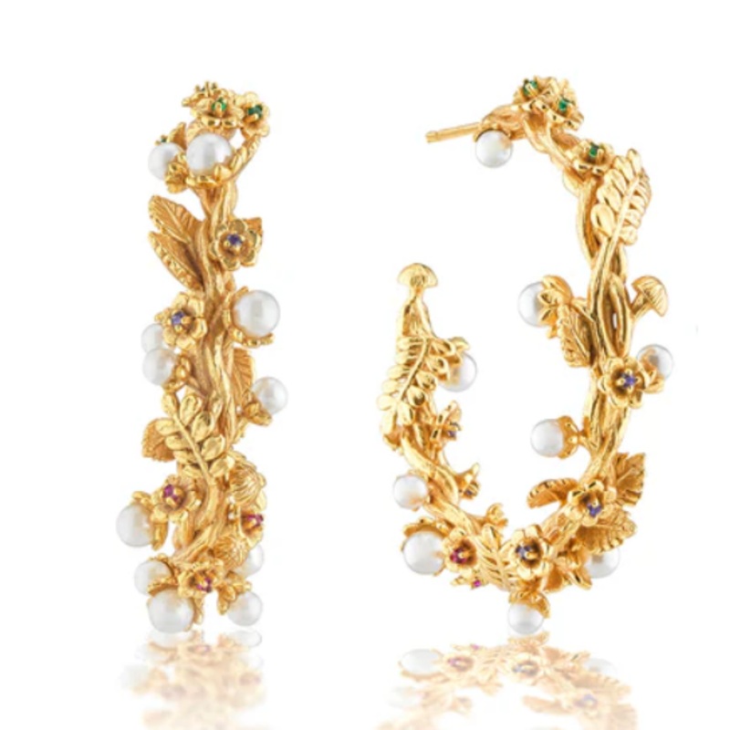 Capucine De Wulf Meadow Grande Hoop Earrings