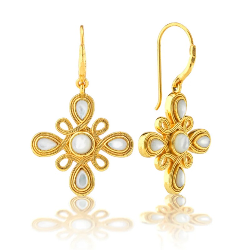 Capucine De Wulf Monique Gem Dangle Earrings