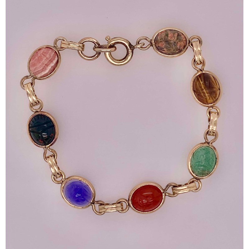Estate Scarab Bracelet