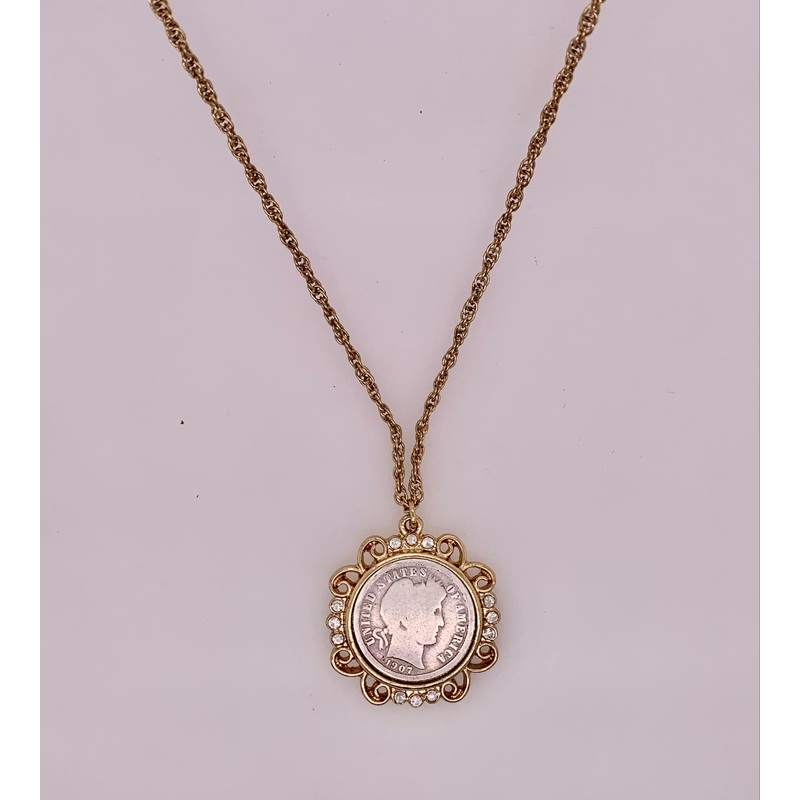 Vintage Coin Necklace