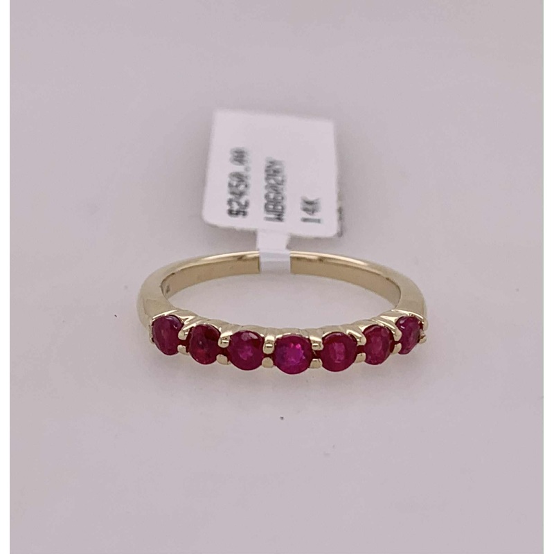 14K Ruby Band