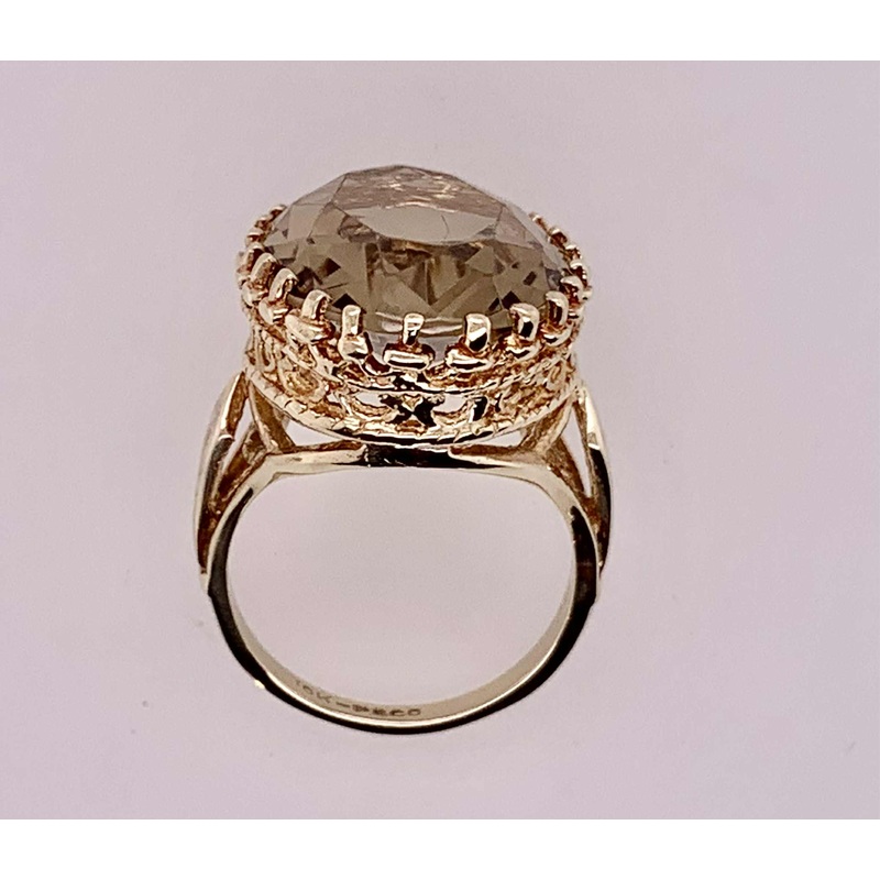 Estate Smokey Quartz Ring